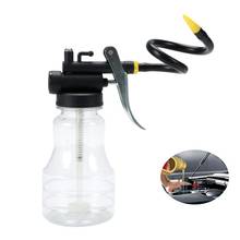 2020 Transparent Oil Can High Pressure Oiler Lubrication Oil Can Bottle Flex Manual Oiling Gun With Rigid Spout Thumb Pump Tool 2024 - buy cheap