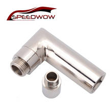 Speedwow-extensor de sensor de oxigênio para carro, tubo de extensão com ângulo de 18x1.5, 90 graus, bung, kit de peças automotivas de alta qualidade 2024 - compre barato