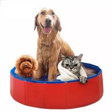 Folding Large Dogs Bath Tub Pool Pet Dog Cat Swimming Pool PVC Bathing Waterproof Bathtub Collapsible Pet Pool Cat Kitten Washer 2024 - buy cheap