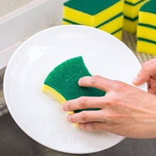 New Hot 20pcs Kitchen's Emery Magic Dishwashing Sponge Clean Rub Pot Rust Focal Stains Sponge Removing Kit SMR88 2024 - buy cheap