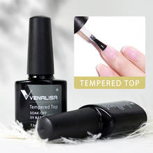 Hot Sell Venalisa Nail Art 7.5ml Tempered Top Coat Matt Top Primer Base Coat Color Gel Nail Polish UV Gel Soak Off Manicure 2024 - buy cheap