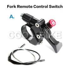 MTB Mountain Bike Bicycle Front Fork Remote Lockout Levers Switch with Cable Bike Accessories 2024 - buy cheap