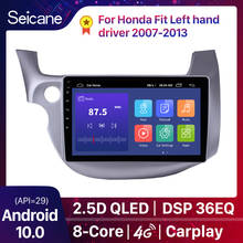 Seicane-reproductor Multimedia con GPS para coche, Radio con Android 10,0, 2DIN, DSP, QLED, Wifi, 4G, RDS, Carplay, unidad principal, para HONDA FIT JAZZ 2007-2013 2024 - compra barato