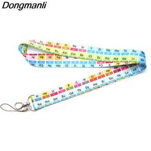 P3801 Dongmanli The Periodic Table Lanyard Badge ID Lanyards/ Mobile Phone Rope/ Key Lanyard Neck Straps Necklace 2024 - buy cheap