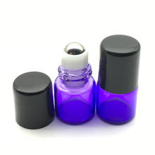 Botellas enrollables recargables para muestras de Perfume, botes enrollables de 1ml, color púrpura y azul, envases para desodorantes de aceites esenciales, 10 Uds. 2024 - compra barato