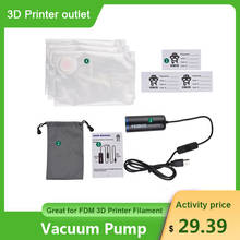 3D Printer Filament Vacuum Storage Bag Kit with Electric Pump Sealing Clips Storage Bag Vacuum Compression Sealer Bags Dry Pouch 2024 - buy cheap