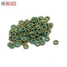 MEIBEADS 100pcs/lot 5mm Vintage Snowflake Spacer Beads Alloy Spacer Beads Jewelry Accessories DIY Findings Making  UF7749 2024 - buy cheap