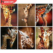 HUACAN 5d Diamond Painting Giraffe DIY Diamond Embroidery Cross Stitch Animal Mosaic Rhinestones Pictures Home Decor 2024 - buy cheap