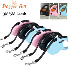3M/5M Pet Dog Leash Dog Harness Automatic Retractable Dog Rope Durable Puppy Cat Outdoor Walking Lead Leashes for Pet 2024 - buy cheap