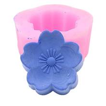 Mini Flower Soap Mold Candle Wax Mould Chocolate Cake Mold Jelly Ice Gypsum Decorating Silicone Molds 2024 - buy cheap