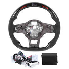 Steering Wheel LED Shift Lights Race Display Suede Fit for Volkswagen Golf MK7/MK7.5 2013 2014 2015 2016 2017 2018 2019 2020 2024 - buy cheap