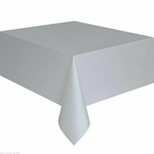 Mantel rectangular de plástico para mesa, cubierta de 137x183cm con temática de fiesta de boda, 11 colores sólidos, 1 unidad 2024 - compra barato