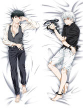 Funda de almohada de cuerpo abrazable para niño, protector de almohada de Anime japonés Tokyo Ghoul, Ken Kaneki otaku Dakimakura, 2018 a Julio 2024 - compra barato