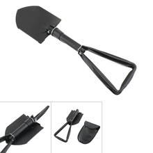 Black High Carbon Steel Multifunctional Large Scale Camping Folding Shovel for Outdoor Activities 2024 - buy cheap