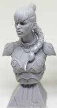 Unassambled 1/12 ancient fantasy woman warrior bust (WITH BASE )     Resin figure miniature model kits Unpainted 2024 - buy cheap