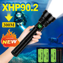 XHP90.2-linterna Led de buceo profesional, resistente al agua IPX8, XHP70, luz subacuática recargable 18650 o 26650 2024 - compra barato