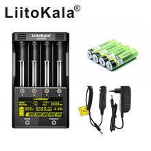 NEW LiitoKala lii-500S 3.7V 18650 26650 charger+ 4pcs 3.7V 18650 3400mAh INR18650B Rechargeable Battery For Flashlight batteries 2024 - buy cheap