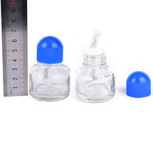 New Durable Alcohol Burner Burning Lamp Clear Glass Lab Equipment Heating 25ml 2024 - buy cheap