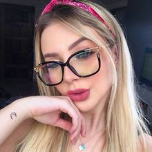 2021 Women Anti Blue Light Glasses Square Spring Hing Eye Glasses Frame Anti Blue Ray Computer Eyewear Reading Glasses Women 2024 - buy cheap