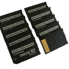 5pcs Sale Micro SD to Memory Stick Pro Duo Adapter converter For PSP  for sony device,  without  capacity & memory 2024 - buy cheap