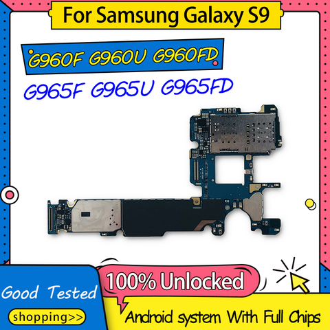 Buy 100 Unlocked Mainboard Logic Board For Samsung Galaxy S9 S9 Plus Motherboard G960f G960u G960fd G965f G965u G965fd With Chips In The Online Store Shop4665162 Store At A Price Of 53