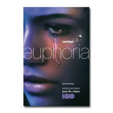 Pintura GX749 Euphoria 2019 serie de TV Zendaya, póster impreso en lienzo, imagen de pared para decoración de la habitación del hogar 2024 - compra barato