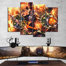 4 Pieces My Hero Academia Oil Painting on Canvas Anime Poster Wall Art Home Decor Wallpaper HD Print By Numbers Birthday Gifts 2024 - buy cheap