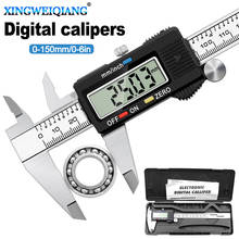 6 Inch 0-150mm Measuring Tool Stainless Steel Caliper Digital Vernier Caliper 2024 - buy cheap