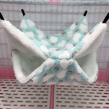 Small Animals Cages Hammock Two Floors Hanging Soft Sleeping Bed Nest House Mat Pad for Squirrel Hamster Ferret Rabbit C42 2024 - buy cheap