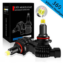 mini csp diodes for cars lamp h7 led 360 degree H1 LED H8 H11 9005 HB3 HB4 9012 HIR2 Car Headlight Bulbs 80W 20000LM 3D 12V 2PC 2024 - buy cheap