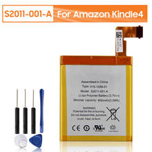 100% оригинальный сменный аккумулятор s2011-001-a для Amazon Kindle 4 5 6 D01100 515-1058-01 MC-265360 DR-A015 аккумулятор 890 мАч 2024 - купить недорого