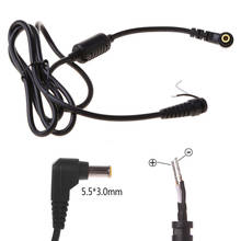 Cable adaptador de corriente continua en forma de L, Conector de cobre puro con Pin para Samsung, portátil, cargador de CC, 5,5x3,0mm, C26 2024 - compra barato