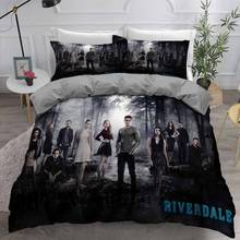 Juego de cama 3d Riverdale, funda de edredón, fundas de almohada, ropa de cama suave 2024 - compra barato