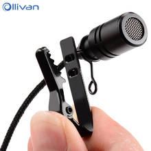 Ollivan Omnidirectional Metal Microphone 3.5mm Jack Lavalier Tie Clip Microphone Mini Audio Mic for Computer Laptop Mobile Phone 2024 - buy cheap