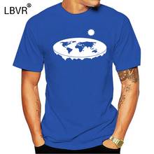 t shirt Flat Earth Society Mens Fashion Cotton Printed Cool Casual Short Sleeve Tops   T-shirt 2024 - buy cheap