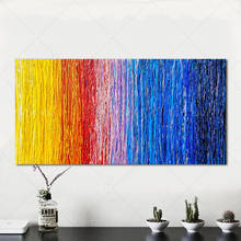 100% Handmade Modern Colorful Painting Canvas Art Paint For Bedroom Decor Wall Art Pictures For Living Room Unframed 2024 - buy cheap