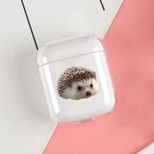 Cute Animal hedgehog Cases For Apple Airpods 3 2 1 Pro Case Clear Wireless Bluetooth Earphone Case Protective Shell 2024 - buy cheap