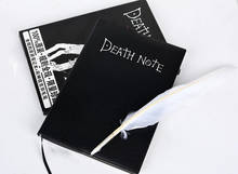 2PCS/Set *2020 Death Note Notebook Anime Fashion Diary Theme Cosplay Journal Writing Planner With Gift Feather Pen 2024 - buy cheap