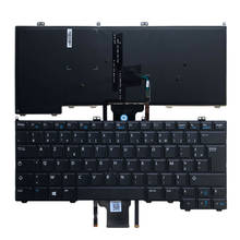 New French Backlit Laptop Keyboard For Dell Latitude E7440 E7240 Black FR Keyboard With Point Stick 2024 - buy cheap