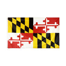 Flagnshow 90x150cm 3x5ft Maryland Flags and Banners USA State Maryland Banner Flag for Rooms Decoration 2024 - buy cheap