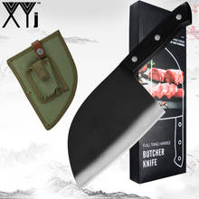 XYj Cleaver Knife,High Carbon Clad Steel Chopper Knife For Home Kitchen And Restaurant With Full Tang  Handle,Chop Hard Bones 2024 - buy cheap