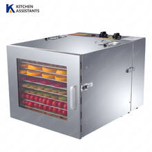 Deshidratador de alimentos XH01 XH02 6 10, secador de aperitivos, fruta, verdura, hierba, máquina de secado de carne de acero inoxidable 2024 - compra barato