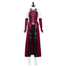 Wandavision Scarlet Witch Cosplay Costume Outfits Halloween Carnival Suit 2024 - buy cheap