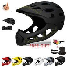 Cairbull allcross mtb ciclismo capacete rosto cheio xc bicicleta fora de estrada-capacete dh viseira de montanha capacetes de bicicleta equipamento 2024 - compre barato