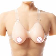 Размер XL(1000 г), мягкая силиконовая форма груди, искусственная мастэктомия, увеличитель груди для трансвеститов 2024 - купить недорого