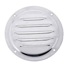 Stainless Steel Round Blower Air Vent Grill Grille 4 inch, Marine Boat Yacht Caravan Wall Door Louver - 5 Slots 2024 - buy cheap