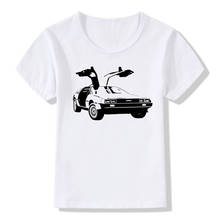 2019 Kids Print DMC DeLorean T-shirt Boys&Girls Back To The Future Short Sleeve T shirt Summer Cool Clothes,ooo655 2024 - buy cheap