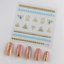 Brilho dourado strass irregular para unhas, unhas cromadas, manicure, arte das unhas, decorações 3d estereoscópicas, adesivo de arte de unha, 1 peça 2024 - compre barato