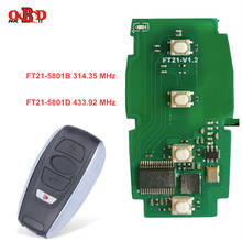 Lonsdor FT21-5801 314,35/433,92 МГц 4D смарт ключ PCB для Subaru Ascent Crosstrek Forester Impreza 3 кнопки умный пульт дистанционного управления для автомобиля 2024 - купить недорого