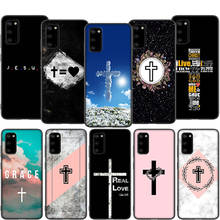 K74 Jesus Cross Case for Samsung A01 A10 A11 A20 A20E A21 A30 A40 A41 A50 A51 A60 A70 A71 A81 A91 M10 M20 M30 2024 - buy cheap